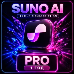 SUNO AI PRO | 1 ГОД | БЕЗ ВХОДА | МГНОВЕННО