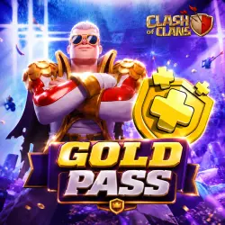 NEW SESSION → GOLD PASS → CLASH OF CLAN → ANY REGION