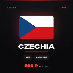 eSIM Czech Republic | Receive SMS & Calls