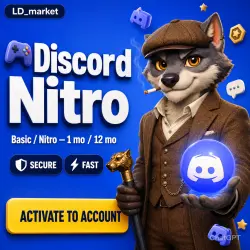 Discord Nitro / Basic - 1 Month / Year
