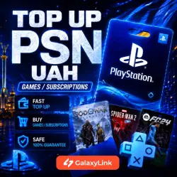 TOP-UP PSN UKRAINE · PURCHASING GAMES