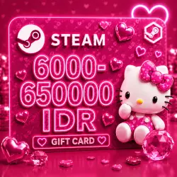 6000 IDR - 650000 IDR | АВТОВЫДАЧА | Steam Gift Card Индонезия
