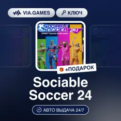 Sociable Soccer 24 (Steam Ключ) РФ-СНГ-МИР + ПОДАРОК