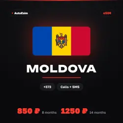 eSIM Moldova | Receive SMS & Calls
