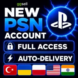 New PSN Account | Full Access | 24/7 Auto-Deliver | Turkey / Ukraine / Poland / USA / India