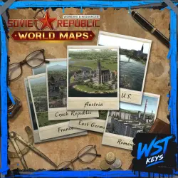 Workers & Resources: Soviet Republic - World Maps • Steam key (RU and CIS | Auto Delivery API)