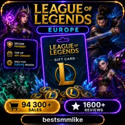 LoL RP Codes 100–13500 EU | West/Nordic/East | League Of Legends Gift Card