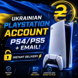 Ukrainian PlayStation Account PS4/PS5 + Email! AUTO DELIVERY