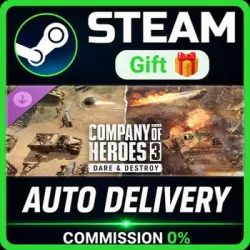 Company of Heroes 3: Dare & Destroy STEAM PC GIFT AUTO DELIVERY DLC