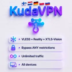 VPN | VLESS | BYPASS RESTRICTIONS | UNLIMITED | 5 DEVICES | BEST PRICE