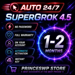 AUTO 24/7 | 1/2 Months Upgrade / Renew xAI Super Grok | FULL WARRANTY