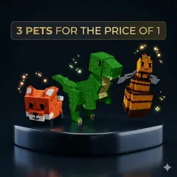 T-REX+QUEEN BEE+ FOX= 3 pets for you!