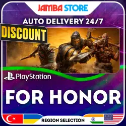 FOR HONOR · PS4 · TR/UA/IN/US · AUTO 24/7 · DISCOUNT 13.08