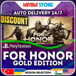 FOR HONOR Gold Edition · PS4 · TR/UA/IN/PL/US · AUTO 24/7 · DISCOUNT 24.09
