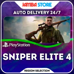 Sniper Elite 4 · PS4 · TR/UA/IN/PL/US · AUTO 24/7