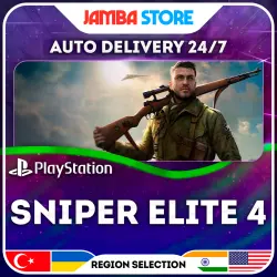 Sniper Elite 4 · PS4 · TR/UA/IN/PL/US · AUTO 24/7