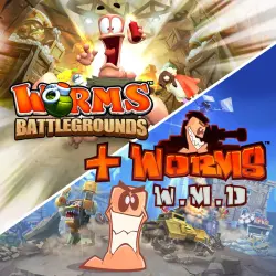 Worms Battlegrounds + Worms W.M.D на PS4 и PS5, с активацией