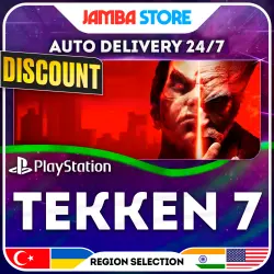 TEKKEN 7 · PS4 · TR/UA/IN/PL/US · AUTO 24/7 · DISCOUNT 10.09