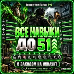 Прокачка ВСЕХ навыков — Escape from Tarkov, лот №259509