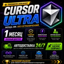 Cursor AI Ultra Plan — Upgrade or Renew Your Account | 1 Month Access | Full Premium Features