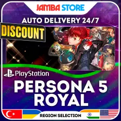 Persona 5 Royal · PS5 · TR/UA/IN/US · AUTO 24/7 · DISCOUNT 30.07