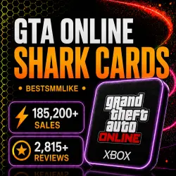 GTA Online Shark Cards - Tiger Shark Card, Bull Shark Card, Great White Shark Card, Whale Shark Card