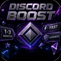 DISCORD SERVER BOOST 1-3 MONTHS
