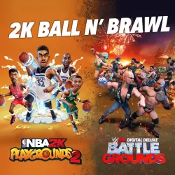 NBA 2K Playgrounds 2 + WWE 2K Battlegrounds на PS4 и PS5, с активацией
