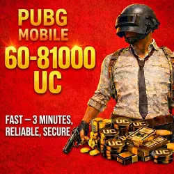 24/7 | PUBG Mobile | 60 – 81,000 UC | (Via ID)