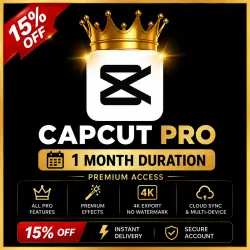 CapCut Pro Premium | 1 Month | Ready-to-Use Account