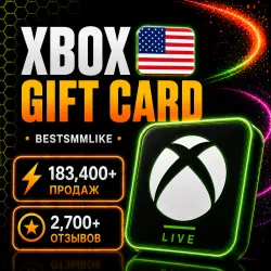 Подарочная Карта Xbox США 10-100 USD / USA