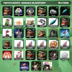 NARAKA BLADEPOINT Twitch Drops 164 items