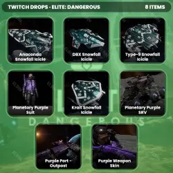 Elite Dangerous Twitch Drops 8 items