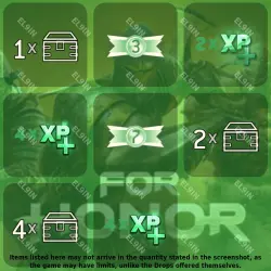 For Honor Твич Дропсы 8 предметов