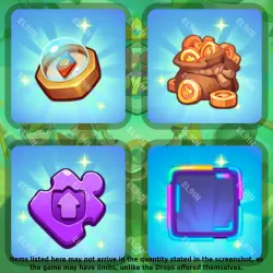 Rush Royale Твич Дропсы 4 предметов