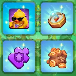 Rush Royale Твич Дропсы 4 предметов