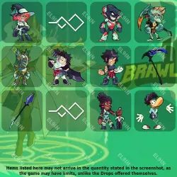 Brawlhalla Твич Дропсы 12 предметов