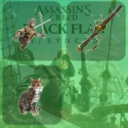 Assassin s Creed Black Flag Resynced Твич Дропсы 3 предметов