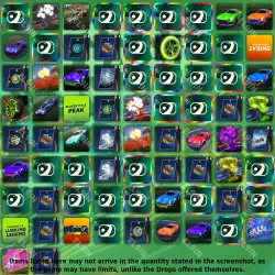 Rocket League Твич Дропсы 74 предметов