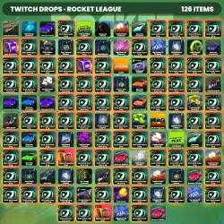 Rocket League Twitch Drops 126 items