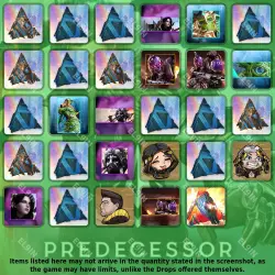 Predecessor Twitch Drops 29 items