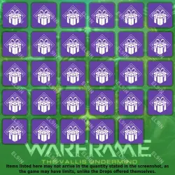 Warframe Twitch Drops 29 items