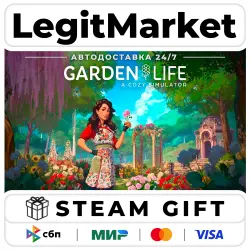 Garden Life: A Cozy Simulator / Steam АВТО / РУ + МИР