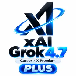 xAI Grok 4.7 PLUS: Cursor + X Premium | Full Warranty