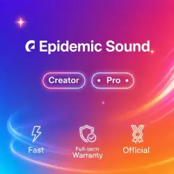 Epidemic Sound Creator/Pro 1-12M Subscription | Warranty | 24/7