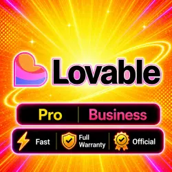 Lovable Pro/Business 1-12M Subscription | Upgrade | + Warranty