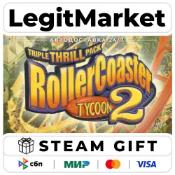 RollerCoaster Tycoon 2: Triple Thrill Pack / Steam АВТО / РУ + МИР