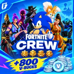 FORTNITE CREW 1-MONTH BATTLE PASS + 800 V-BUCKS