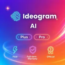 ideogram AI Plus/Pro 1-12M | Upgrade | + Warranty