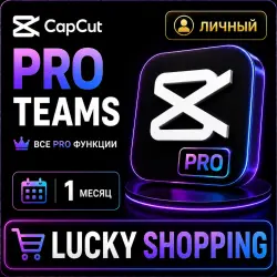 CAPCUT PRO TEAMS | 1 MONTH | PERSONAL